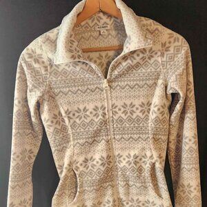 Old Navy Women's XS Full Zip Fleece Jacket **Has Small Hole**